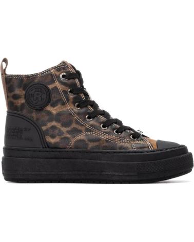 REFRESH 17307503 PLATFORM LEOPARD PRINT BOOTS LEOPARDO