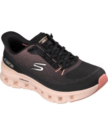 SKECHERS GO RUN PULSE SPORT BLACK SNEAKERS NEGRO