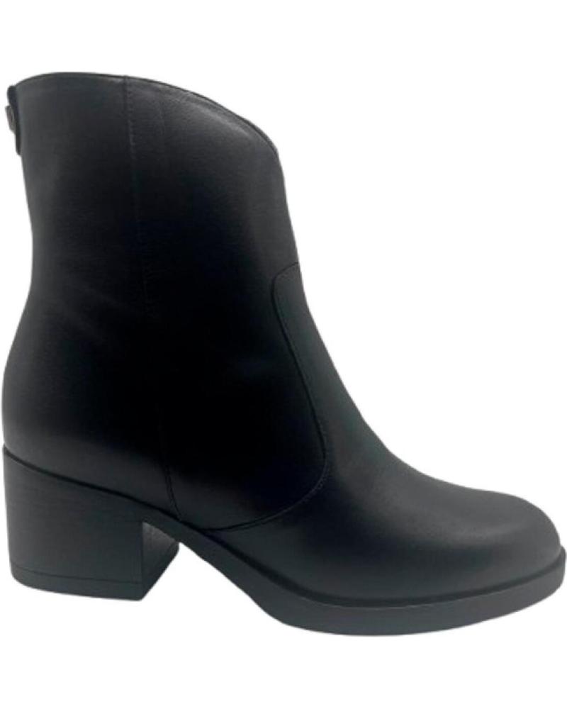 BOTA WONDERS DE SALTO 4 CM PRETO NEGRO