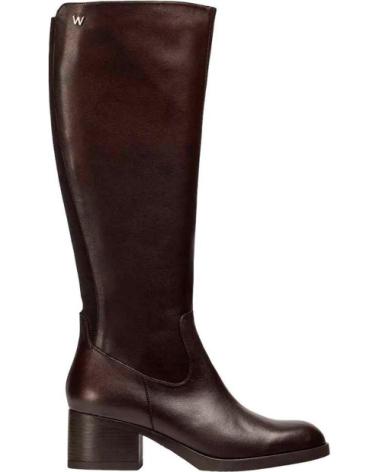 BOTA ALTA WONDERS DE SALTO 4 CM PRETO NEGRO
