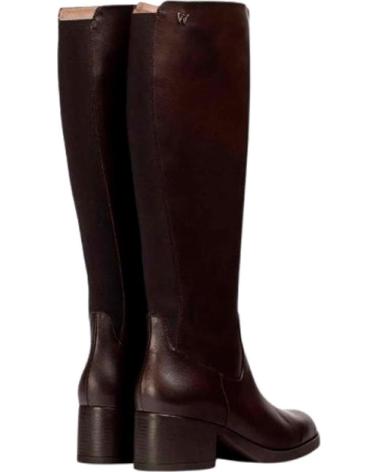 BOTA ALTA WONDERS DE SALTO 4 CM PRETO NEGRO