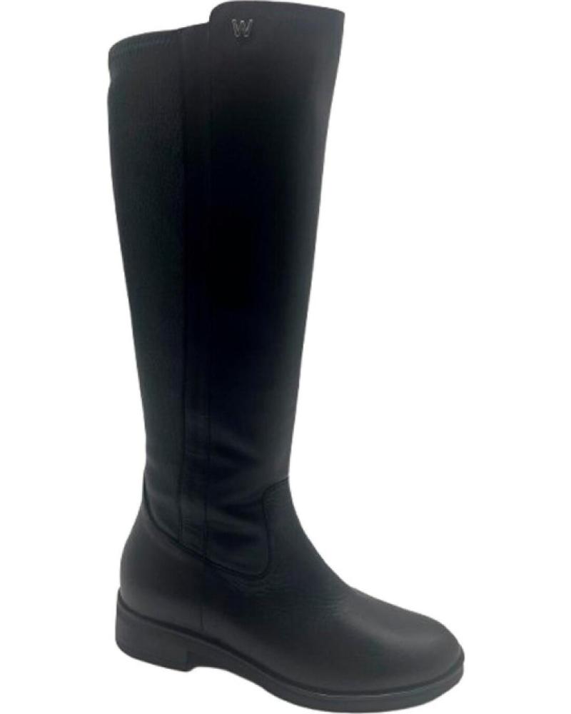 BOTA ALTA PRETA WONDERS EM COURO - ELEGÂNCIA SOFISTICADA NEGRO