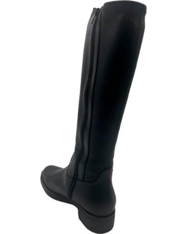 BOTA ALTA PRETA WONDERS EM COURO - ELEGÂNCIA SOFISTICADA NEGRO