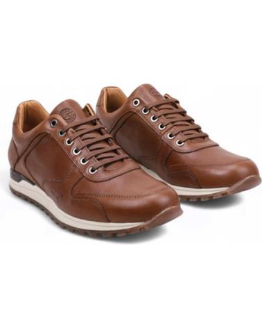 KANGAROOS 953 BROWN LEATHER SNEAKERS MARRóN