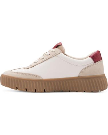 BASKETS TAMARIS 83729 EN CUIR BEIGE BEIG