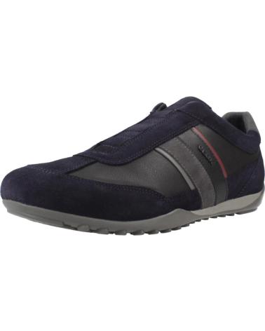 GEOX U WELLS BLUE SNEAKERS CF47J CF47J