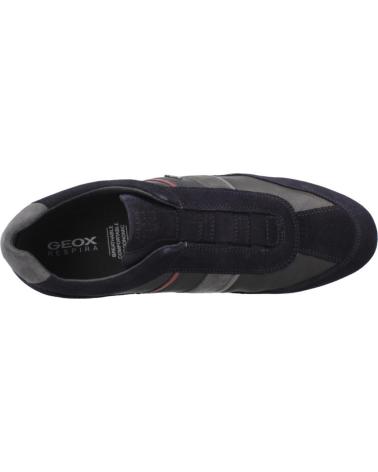 GEOX U WELLS BLUE SNEAKERS CF47J CF47J