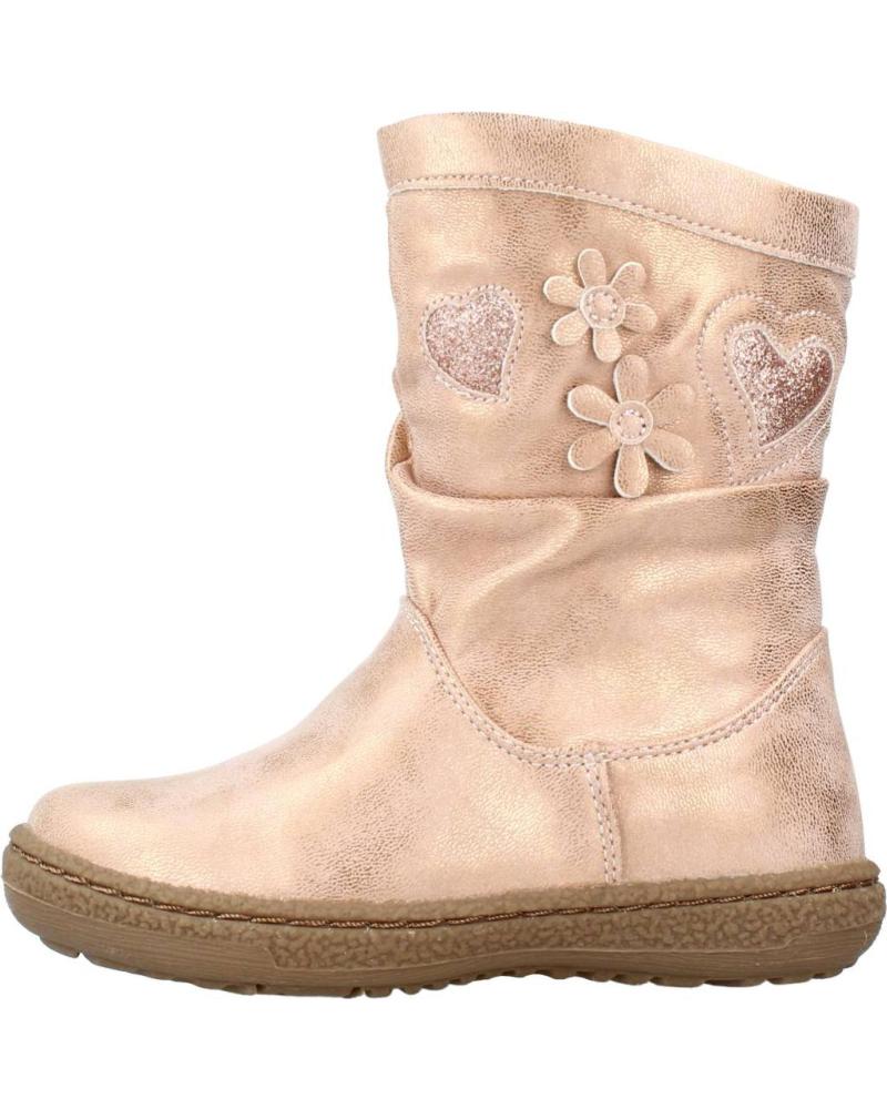 CHICCO COLETTA PINK BOOTS WITH RUCHED DESIGN AND FLORAL DETAILS 100