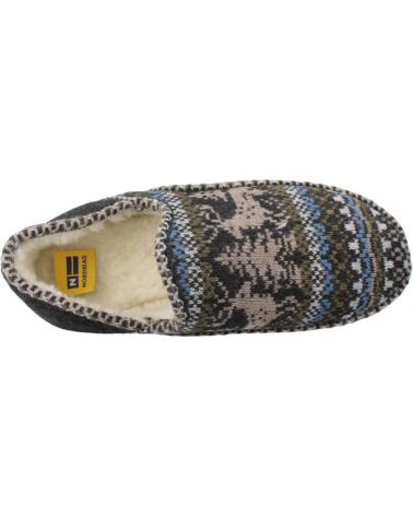NORDIKAS 3002 BLACK SLIPPERS NEGRO