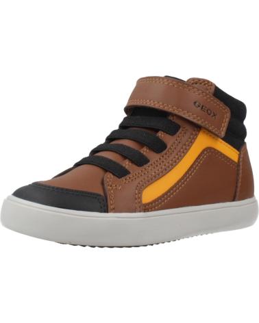 GEOX B GISLI BOY BROWN SNEAKERS C0275 C0275