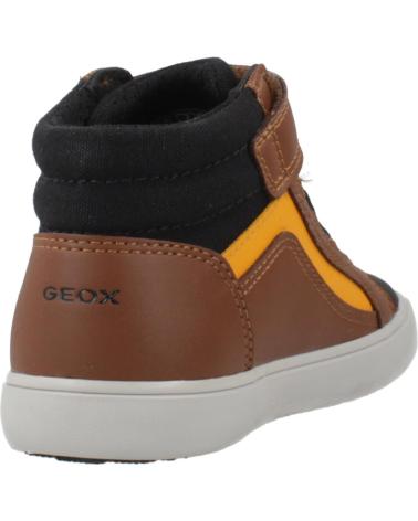 GEOX B GISLI BOY BROWN SNEAKERS C0275 C0275