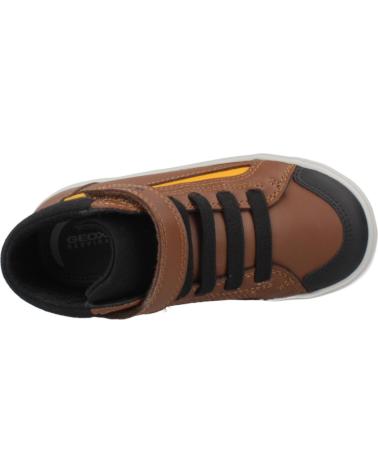 GEOX B GISLI BOY BROWN SNEAKERS C0275 C0275