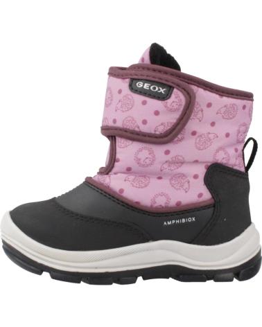 GEOX B FLANFIL GIRL B ABX WATERPROOF BOOTS PINK C0724 C0724