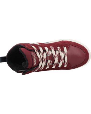 GEOX J WEEMBLE RED SNEAKERS C7BF4 C7BF4