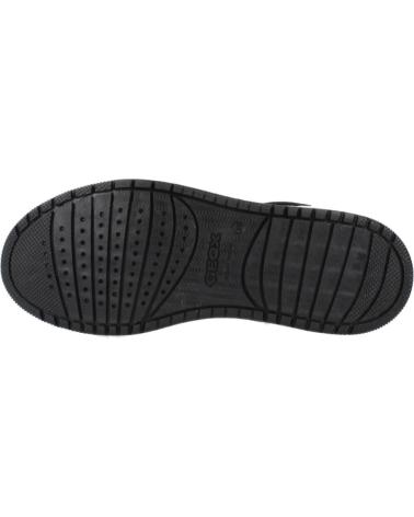 GEOX J WASHIBA C0245 BLUE - HIGH-TOP DESIGN WITH HOOK-AND-LOOP STRAP C0245