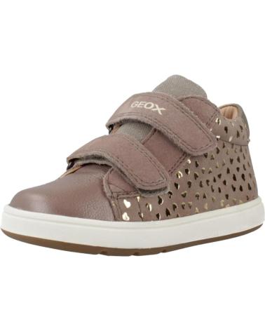 SNEAKERS GEOX B BIGLIA C5005 - DESIGN CASUAL ROSA BRILLANTE CON CUORI C5005