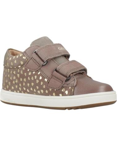 SNEAKERS GEOX B BIGLIA C5005 - DESIGN CASUAL ROSA BRILLANTE CON CUORI C5005