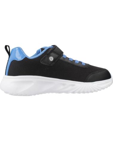 GEOX J ASSISTER BOY C9221 BLACK SNEAKERS WITH LIGHTS C9221