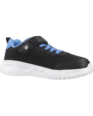 GEOX J ASSISTER BOY C9221 BLACK SNEAKERS WITH LIGHTS C9221