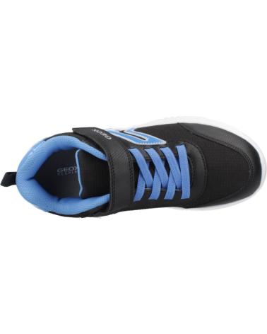 GEOX J ASSISTER BOY C9221 BLACK SNEAKERS WITH LIGHTS C9221