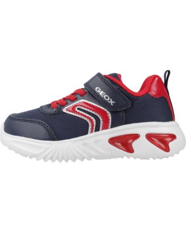 GEOX J ASSISTER BOY C0735 BLUE SNEAKERS WITH LIGHTS C0735