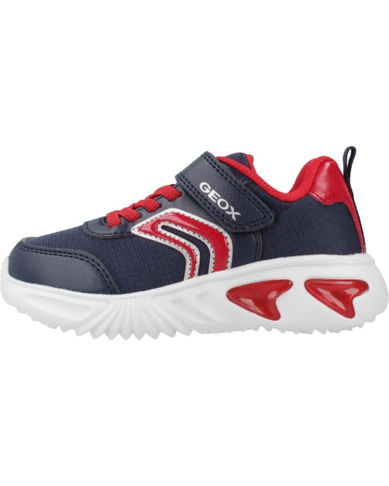 GEOX J ASSISTER BOY C0735 BLUE SNEAKERS WITH LIGHTS C0735