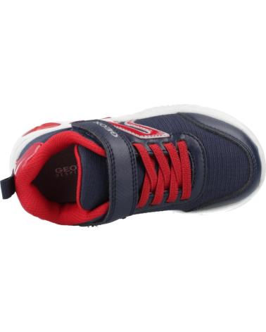 GEOX J ASSISTER BOY C0735 BLUE SNEAKERS WITH LIGHTS C0735