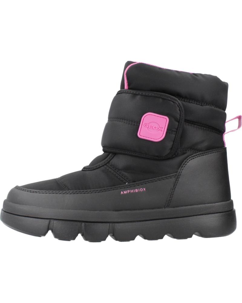 GEOX J WILLABOOM C0922 BLACK BOOTS C0922