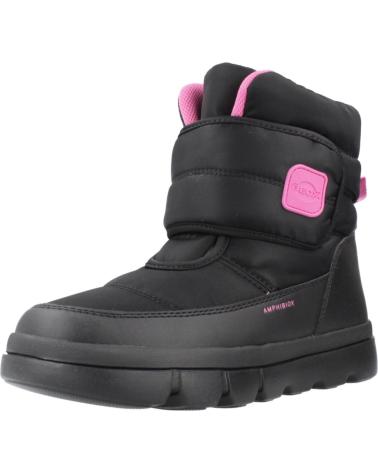 GEOX J WILLABOOM C0922 BLACK BOOTS C0922