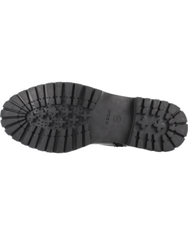 GEOX D IRIDEA C9999 BLACK COMBAT BOOTS C9999