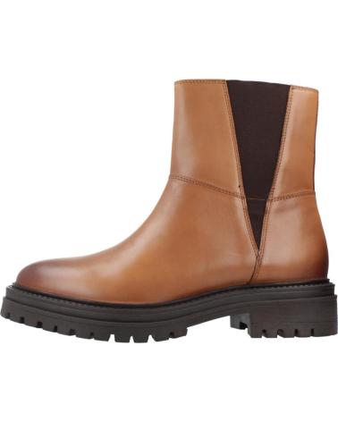 GEOX D IRIDEA C6001 BROWN ANKLE BOOTS C6001