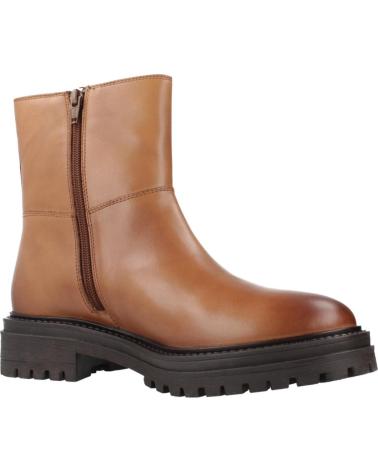 GEOX D IRIDEA C6001 BROWN ANKLE BOOTS C6001