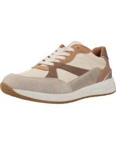 GEOX BULMYA D46NQA PAPYRUS-LT GOLD SNEAKERS C1S2L PAPYRUS-LT GOLD