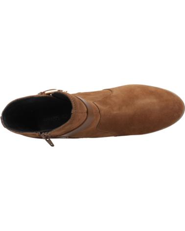 GEOX BOTAS MUJER MODELO D ELIDEA WEDGE COLOR MARRON CLARO CD500