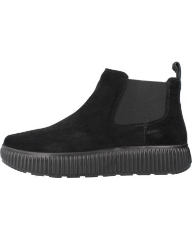 GEOX D GRAISY BLACK ANKLE BOOTS C9999 C9999