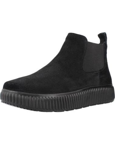 GEOX D GRAISY BLACK ANKLE BOOTS C9999 C9999