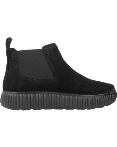 GEOX D GRAISY BLACK ANKLE BOOTS C9999 C9999