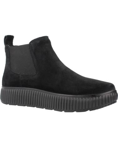GEOX D GRAISY BLACK ANKLE BOOTS C9999 C9999