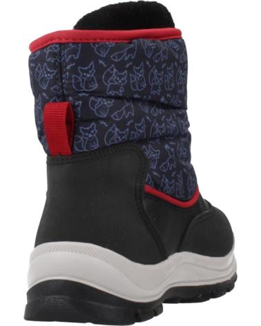 GEOX B FLANFIL BOY ABX BLACK BOOTS C0048 C0048