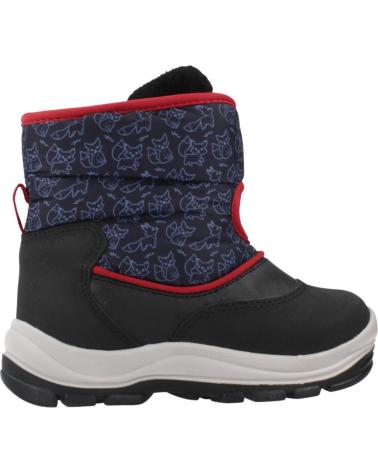GEOX B FLANFIL BOY ABX BLACK BOOTS C0048 C0048