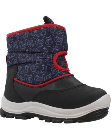 GEOX B FLANFIL BOY ABX BLACK BOOTS C0048 C0048