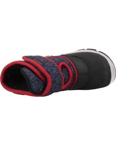 GEOX B FLANFIL BOY ABX BLACK BOOTS C0048 C0048