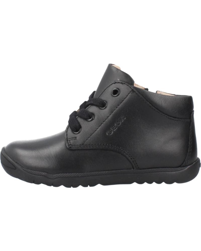 GEOX B MACCHIA BOY C9999 BLACK BOOTS C9999