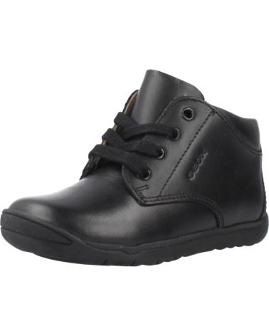GEOX B MACCHIA BOY C9999 BLACK BOOTS C9999