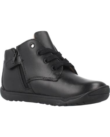 GEOX B MACCHIA BOY C9999 BLACK BOOTS C9999