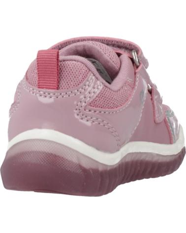SNEAKERS GEOX B LIGHTYLOO C8381 CON VELCRO E SUOLA TRASPARENTE - ROSA C8381