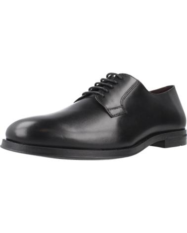 GEOX U DECIO BLACK DRESS SHOES C9999 C9999