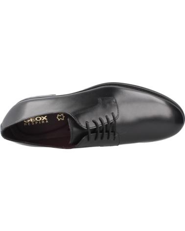 GEOX U DECIO BLACK DRESS SHOES C9999 C9999