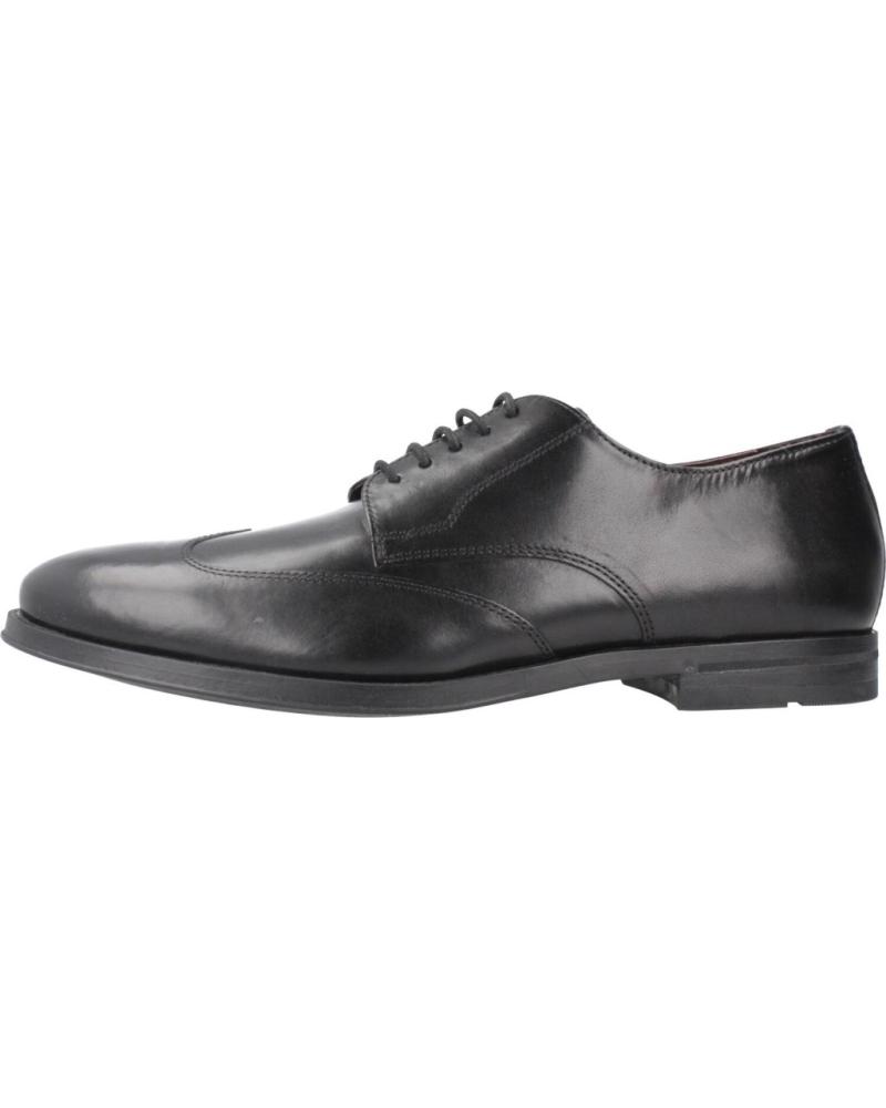 GEOX U DECIO BLACK DRESS SHOES C9999 C9999