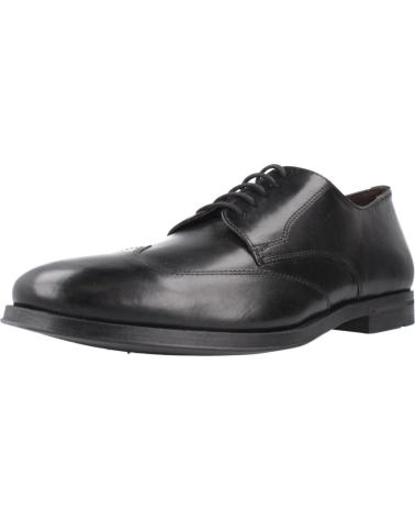 GEOX U DECIO BLACK DRESS SHOES C9999 C9999